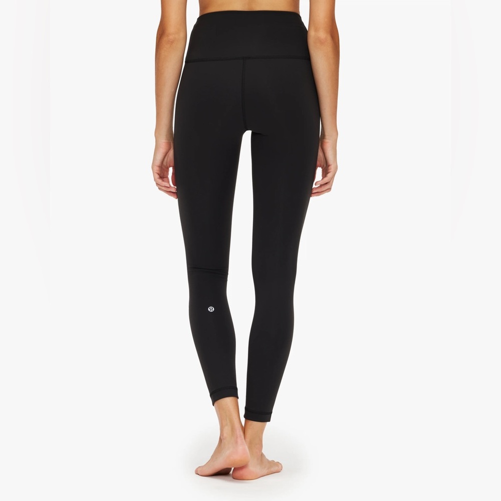 Lululemon Wunder Train HR tight 25" color BLK in size 10 NWT